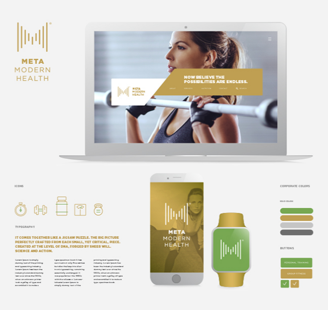 Brand Build. - Meta Modern Health comes to life